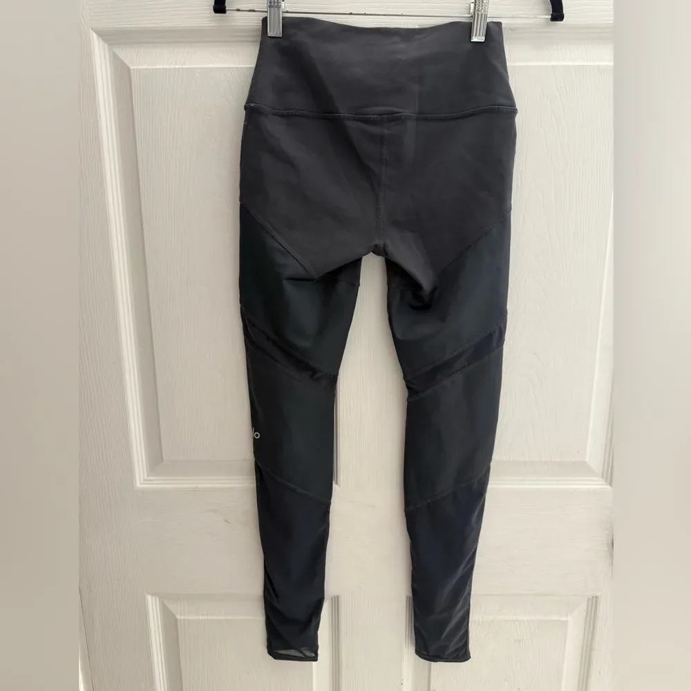 Alo Yoga Sheila high waisted mesh contrast leggings size small